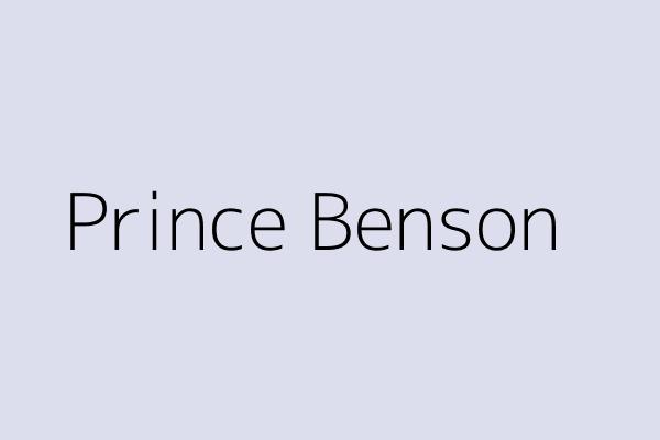 Prince Benson
